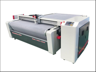 Auto Feeding Conveyor Fabric Oscillating knife Cutter Plotter Machine
