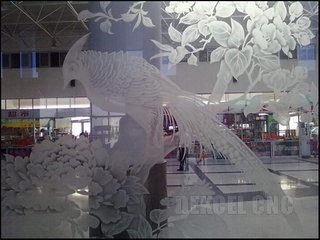 CNC 60w 80w Co2 laser engraver for glass decorations and cups