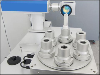 LED lampshade 30w automatic rotating cnc fiber laser marking machine price